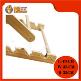 WOODEN SLEEPING CHAIR WIHT 4 GEAR 49CM