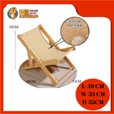 WOODEN SLEEPING CHAIR WIHT 4 GEAR 49CM