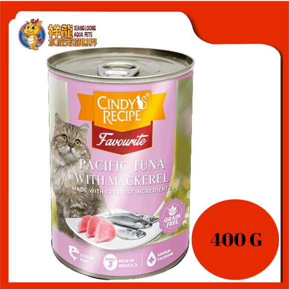 CINDY'S FAVOURITE TUNA WITH MACKEREL 400G X 24UNIT