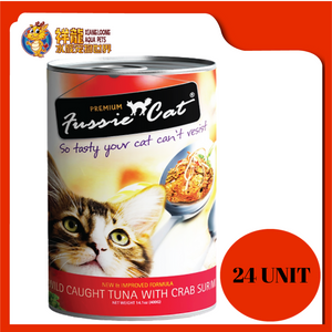 FUSSIE CAT TUNA WITH CRAB SURIMI 400G x 24UNIT