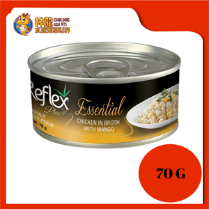 REFLEX PLUS CHICKEN IN BROTH WITH MANGGO 70G