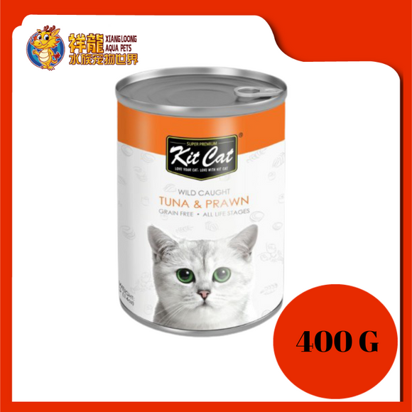 KITCAT TUNA & PRAWN 400G