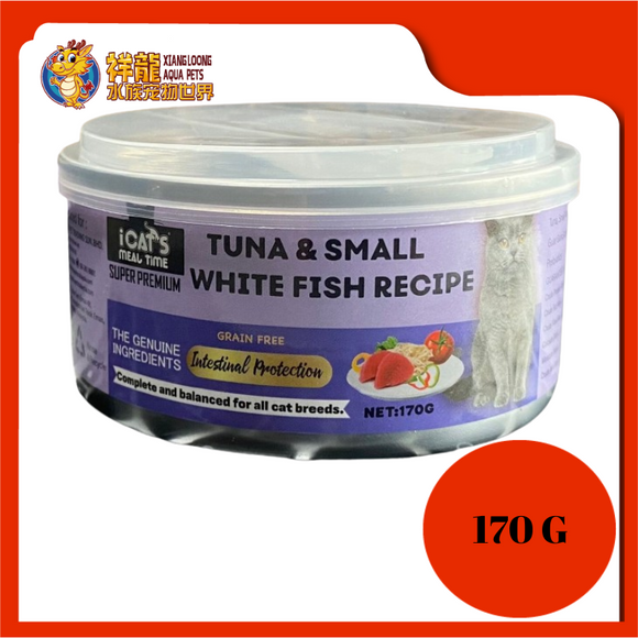 I CAT'S TUNA & SMALL WHITE FISH 170G