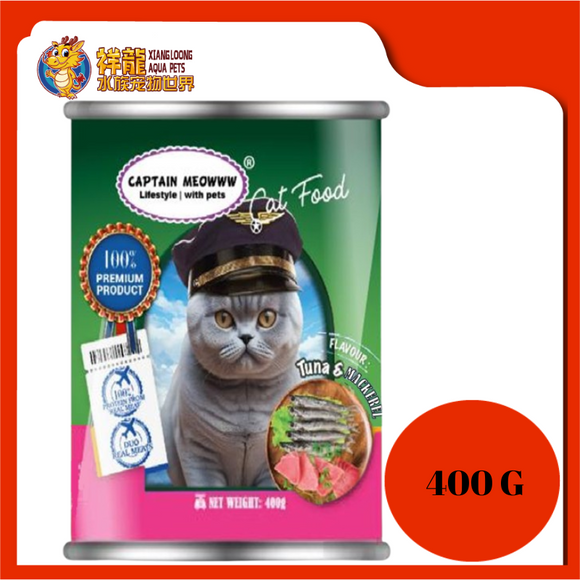 CAPTAIN MEOWWW TUNA & MACKEREL 400G