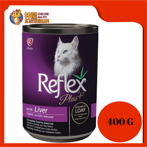 REFLEX PLUS LIVER CHUNKS IN LOAF 400G