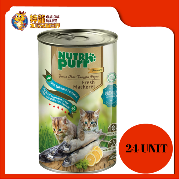 NUTRI PURR FRESH MACKEREL 400G X 24UNIT