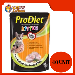 PRODIET POUCH KITTEN FRESH MACKEREL 85G x 48UNIT