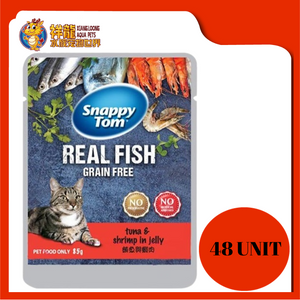 SNAPPY TOM TUNA & SHRIMP 85G X 48