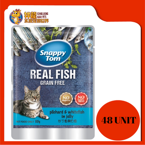 SNAPPY TOM PILCHARD & SEA BREAM 85G X 48