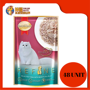 REFINE SELECTED TUNA W BONITO IN JELLY (48 UNIT X 70G)