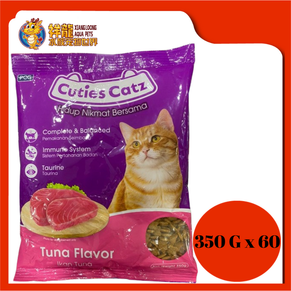 CUTIES CATZ TUNA 350G X 60