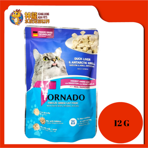 TORNADO DRIED DUCK LIVER & ANTARTIK KRILL 12G