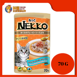 NEKKO TUNA TOPPING KATSUOBUSHI IN GRAVY 70G X 48UNIT {NP15}