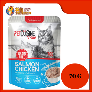 PETCUISINE POUCH SALMON CHICKEN 70G