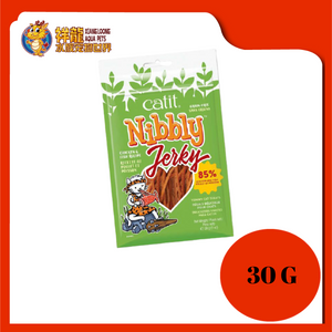 CATIT NIBBLY JERKY CHICKEN & FISH {44482}