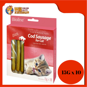 BIOLINE COD SAUSAGE FOR CAT (10PCS) [2239]