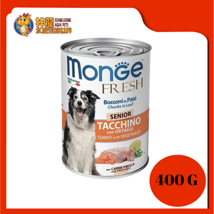 MONGE TURKEY VEGE (SENIOR) 400G