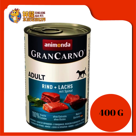 GRANCARNO ADULT SALMON + SPINACH 400G