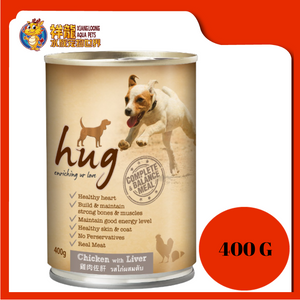 HUG CHICKEN & LIVER 400G