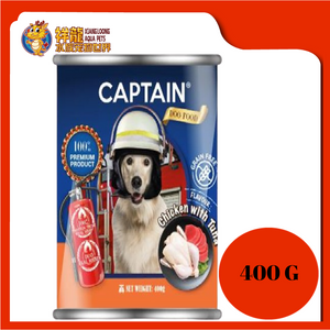 CAPTAIN DOG CHICKEN WITH TUNA 400G