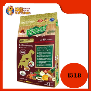 VEGEPET GRAIN FREE ADULTGANODERMA-28 15LB