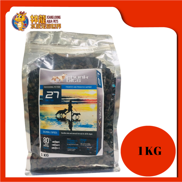 CHUNKBIT SENSI 27 SALMON & TAPIOCA 1KG REPACK