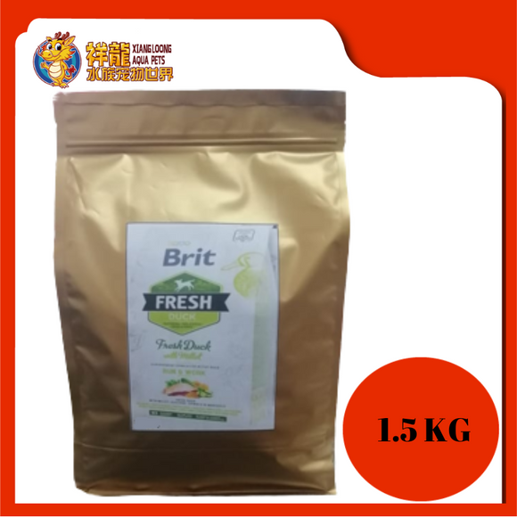 BRIT FRESH DUCK ACTIVE RUN & WORKS 1.5KG REPACK