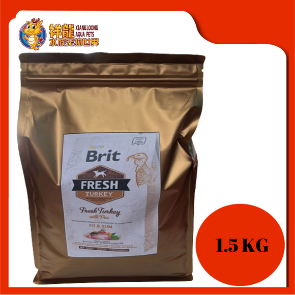 BRIT FRESH TURKEY FIT & SLIM 1.5KG REPACK