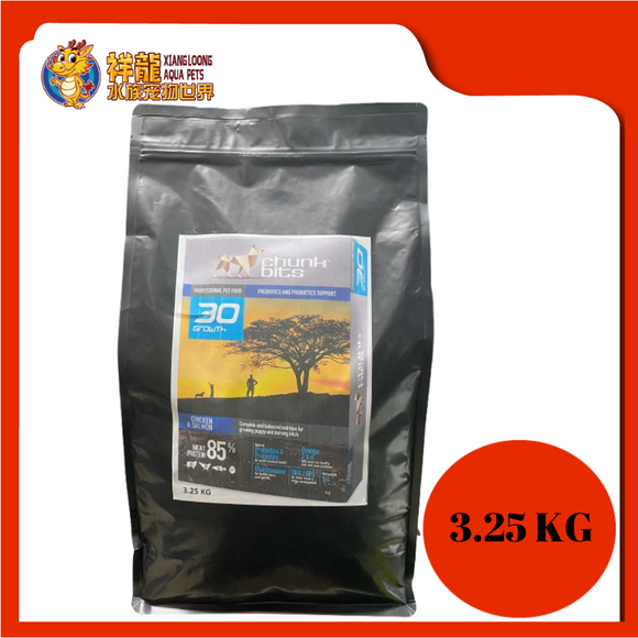 CHUNKBIT GROWTH 30 CHICKEN & SALMON 3.25KG REPACK