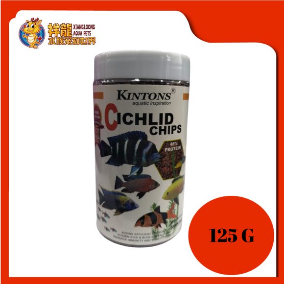KINTONS CICHLID CHIPS COLOUR UP 125GM