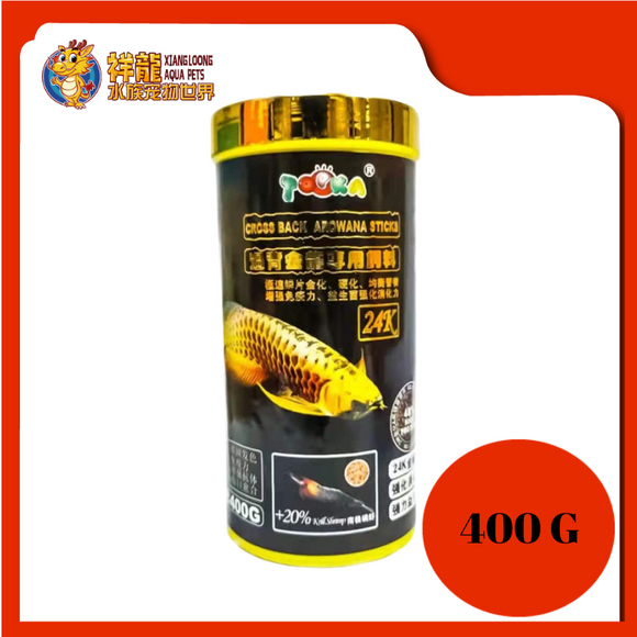 TOPKA 24K CROSS BACK AROWANA STICKS 400G BABY