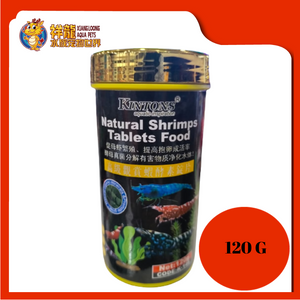 KINTONS NATURAL SHRIMS TABLETS FOOD 120G
