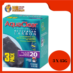 AQUACLEAR 20 ACTIVED CARBON 3X45G {A1380}