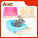 SMALL ANIMAL TOILET WITH TRAY 30CM x 22CM x 15.5CM