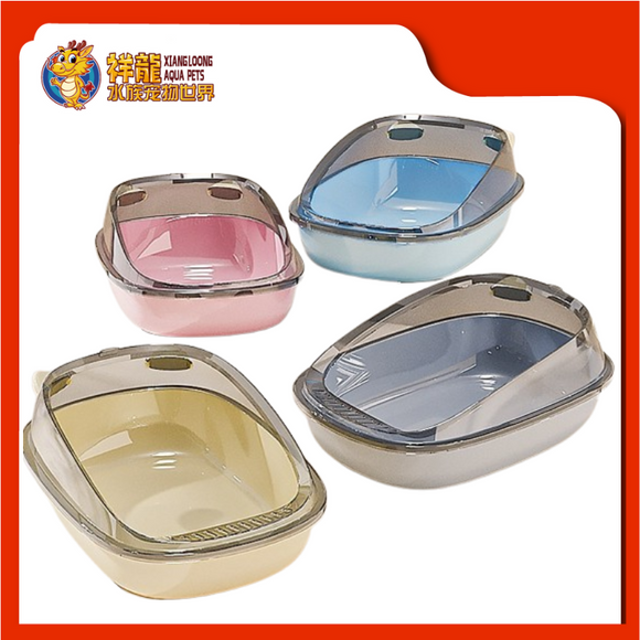 CAT LITTER TRAY WITH SCOOP DGL-E02-L