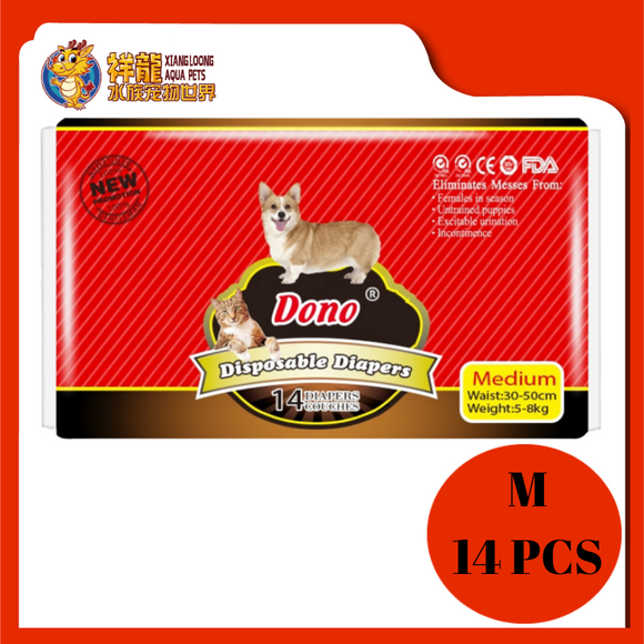 DONO PET DIAPERS M [FEMALE] 14PCS DN1705