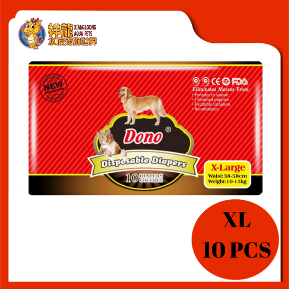 DONO PET DIAPERS XL [FEMALE] 10PCS DN1707