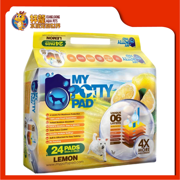 MY POTTY PAD LEMON 60CMX90CM [24PADS]