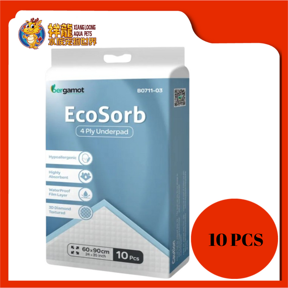 ECOSORB 4 PLY UNDERPAD 60*90CM 10PCS