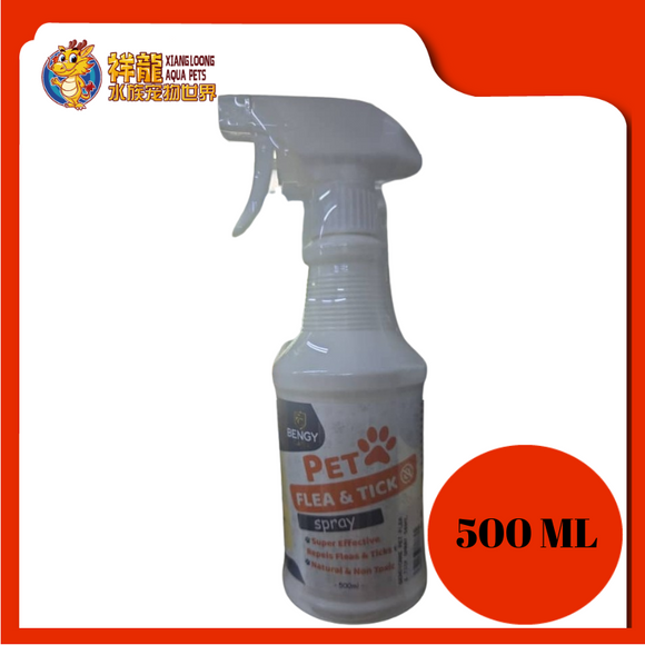 BENGYCARE PET FLEA & TICK SPRAY 500ML
