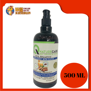 DR.Q DOG SHAMPOO 500ML [RAW HONEY & CLOVE]