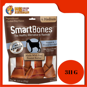 SMARTBONES PEANUT BUTTER MEDIUM 4PCS [SBPB00216]