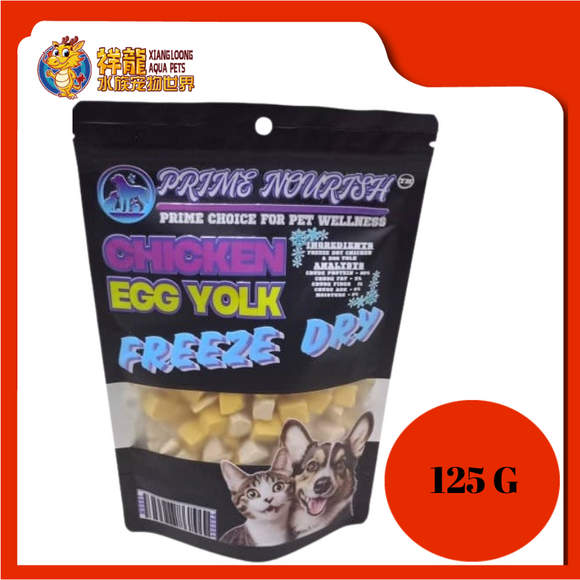 PRIME NOURISH FREEZE DRY CHICKEN + EGG YOLK 125G