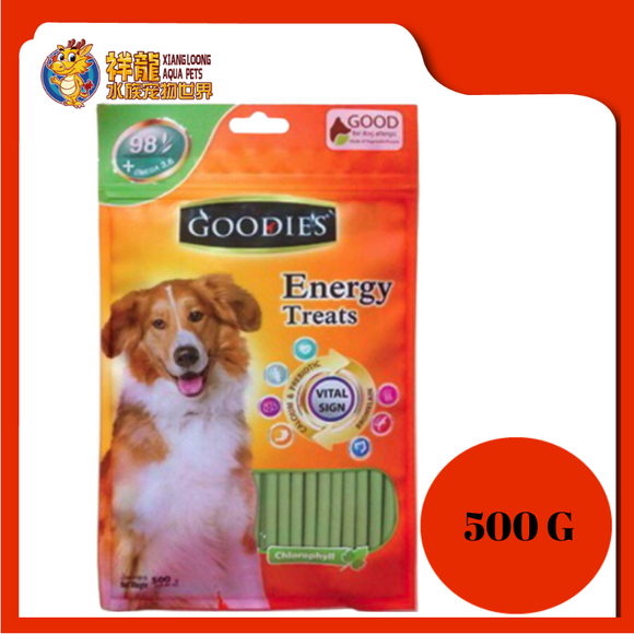 GOODIES ENERGY TREAT POCKY GREEN 500G