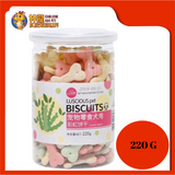 LUSCIOUS DOG BISCUIT [BONE SHAPE] 220G