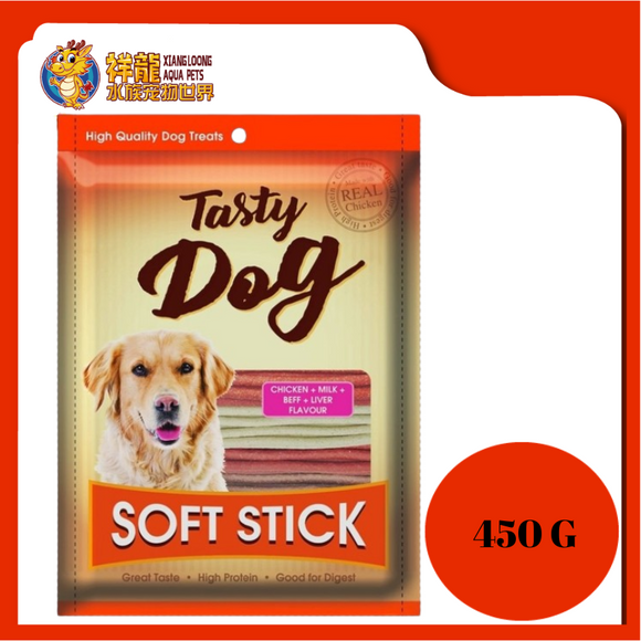 TASTY DOG SOFT STICK MIX MEAT 450G