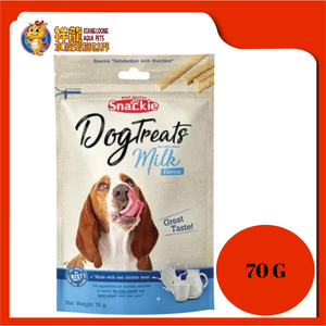 SNACKIE DOG TREATS MILK FLAVOUR 70G