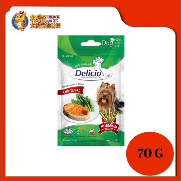 DELICIO REAL SALMON+VEGGIE 70G