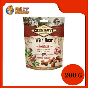 CARNILOVE CRUNCHY WILD BOAR & ROSEHIPS 200G