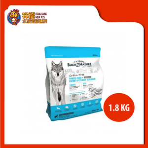 BACK2NATURE GRAIN FREE THREE FISH 1.8KG